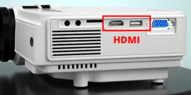 HDMI-on-projector