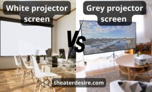 White vs. Grey projector screen: best guide & helpful review