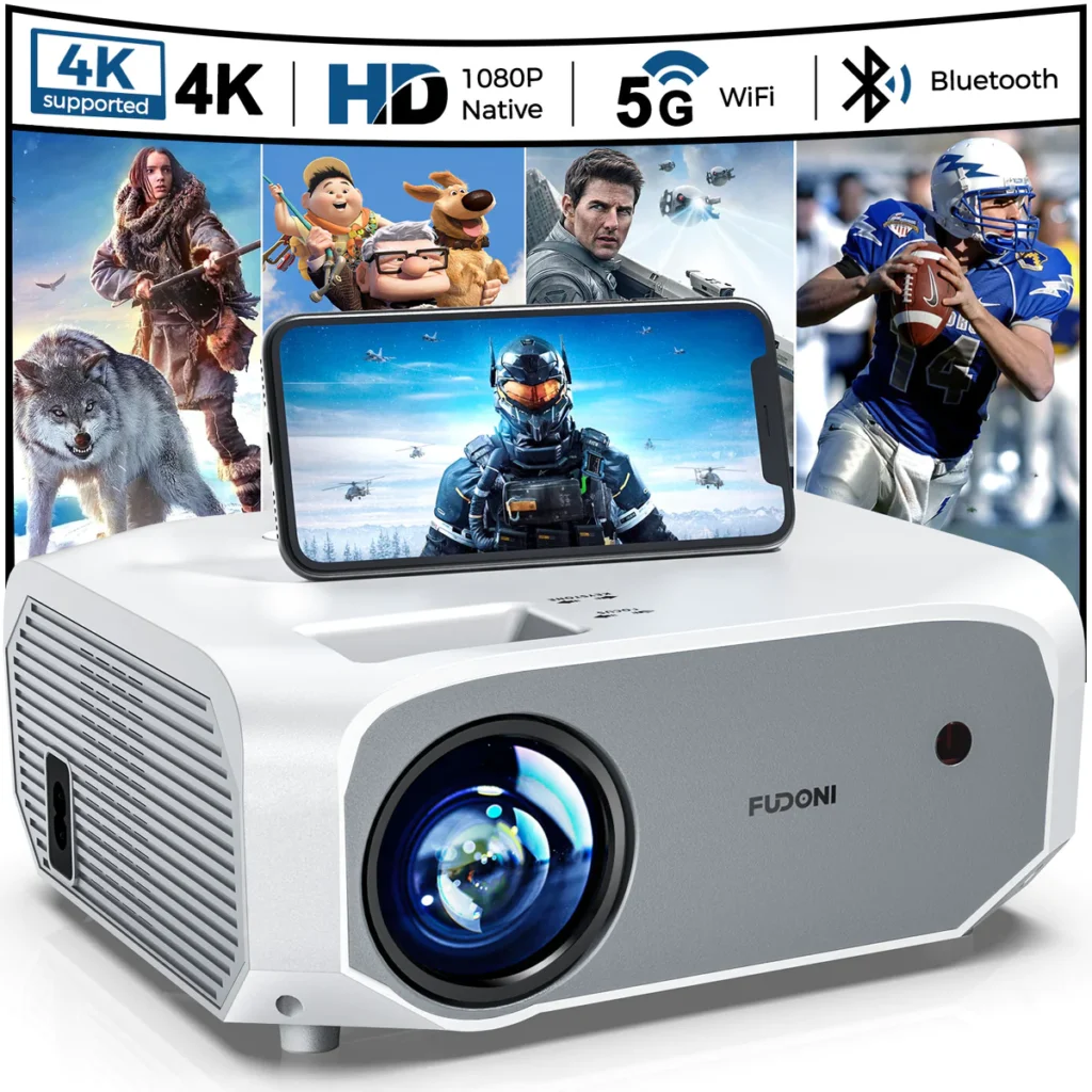 2. Fudoni 4K Supported Portable Projector