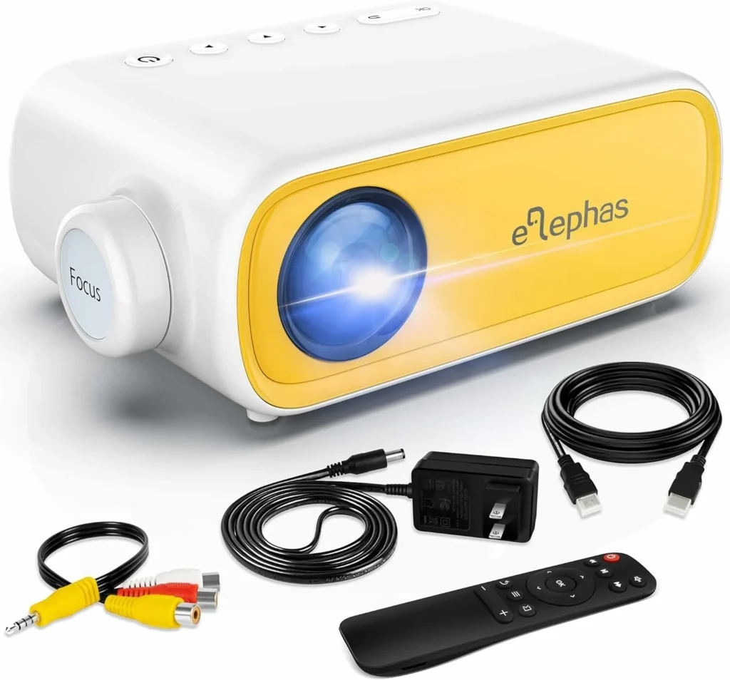 4. ELEPHAS Mini Projector for iPhone